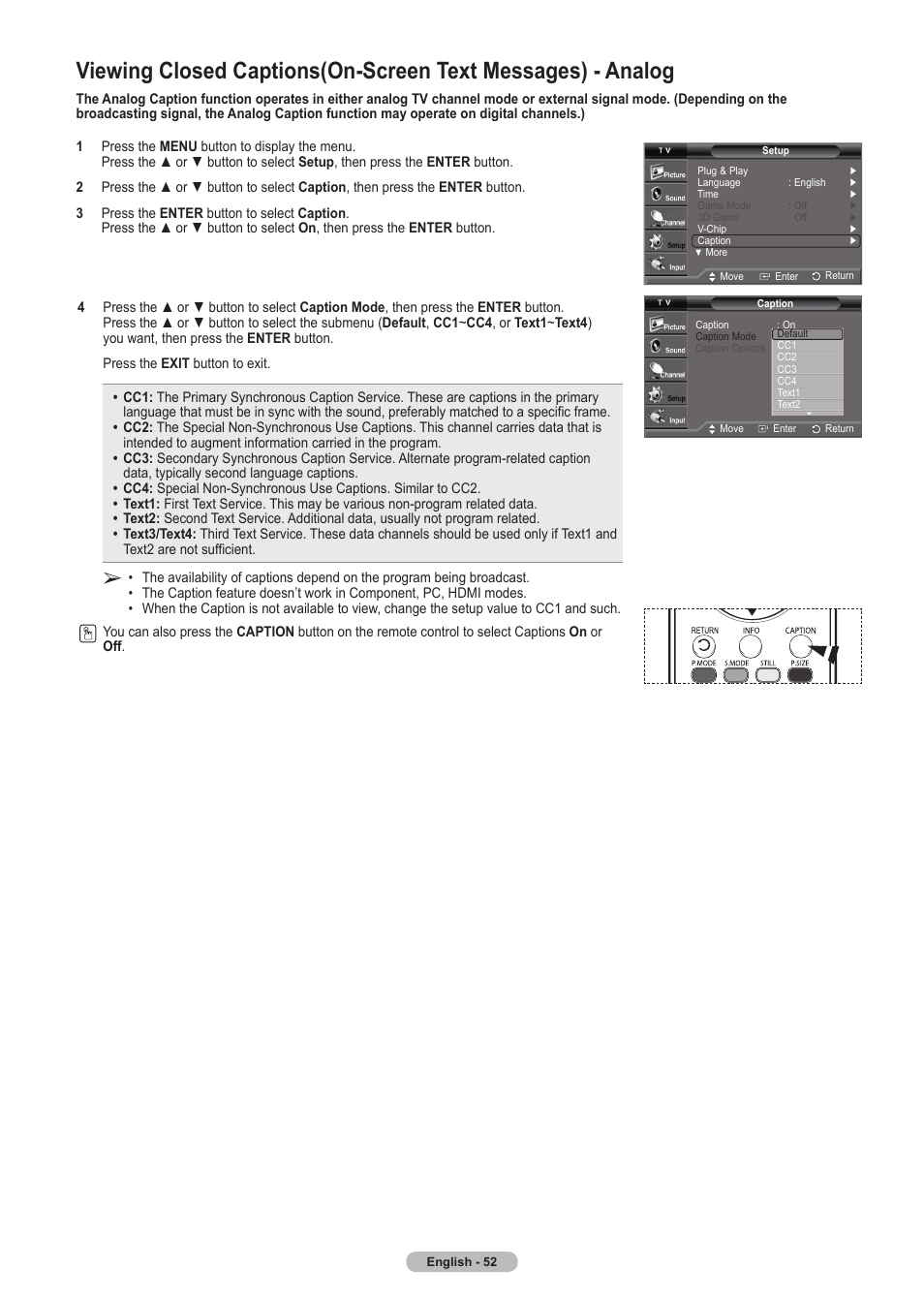 Samsung HLT5675SX-XAA User Manual | Page 52 / 128