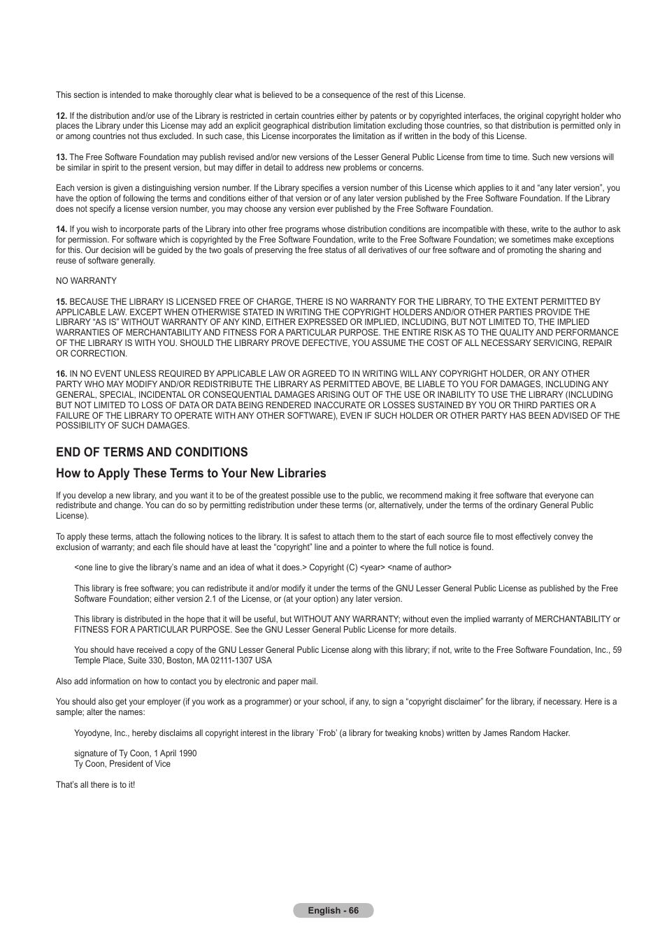 Samsung HLT5675SX-XAA User Manual | Page 66 / 128