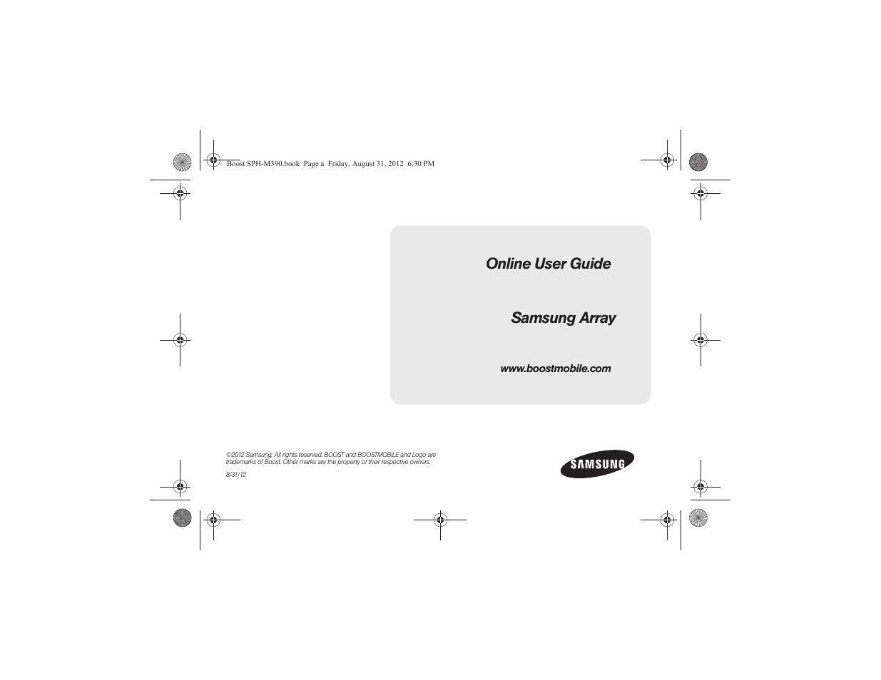 Samsung SPH-M390ZKABST User Manual | 120 pages