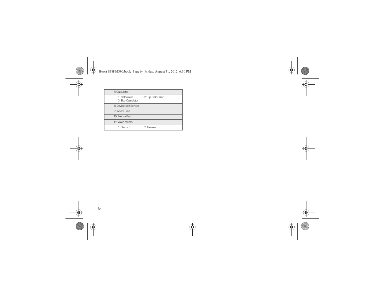 Samsung SPH-M390ZKABST User Manual | Page 10 / 120
