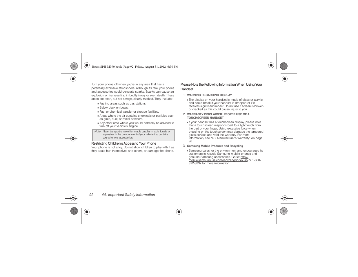 Samsung SPH-M390ZKABST User Manual | Page 102 / 120