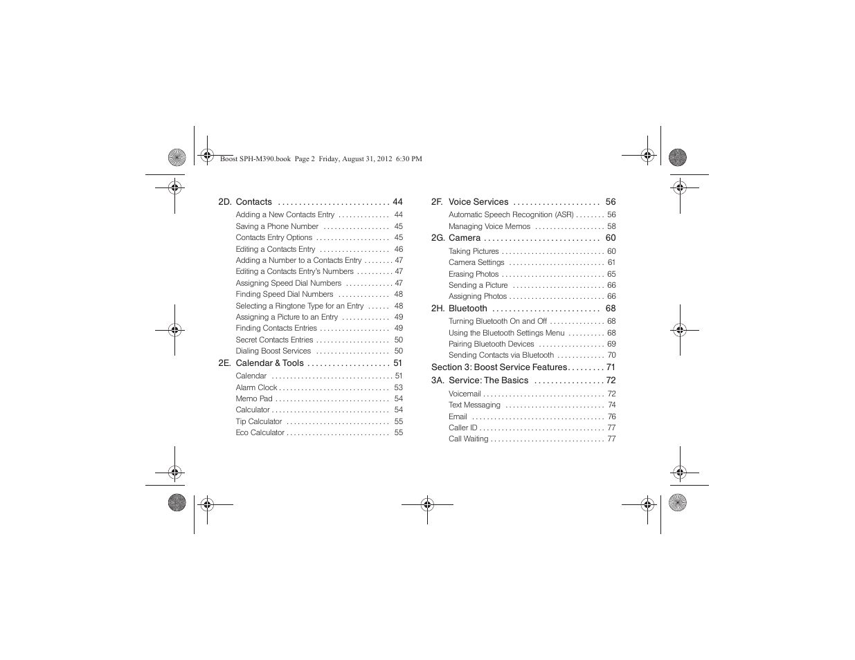 Samsung SPH-M390ZKABST User Manual | Page 4 / 120