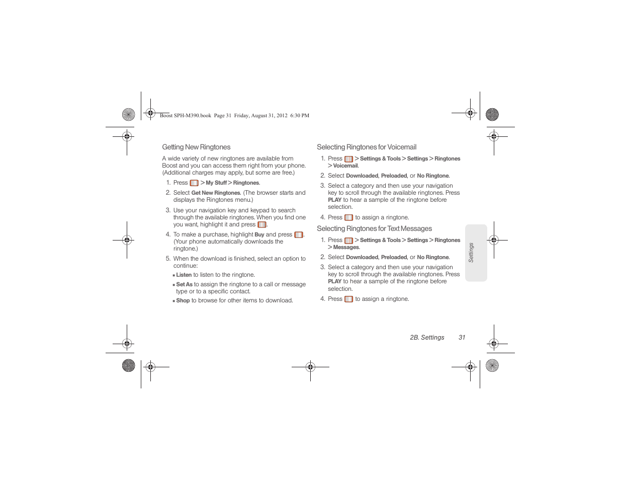 Samsung SPH-M390ZKABST User Manual | Page 41 / 120