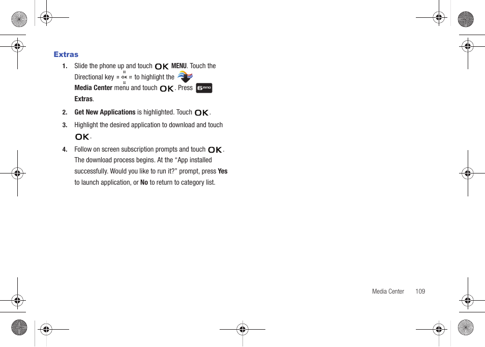 Extras | Samsung SCH-U490NKAVZW User Manual | Page 113 / 158