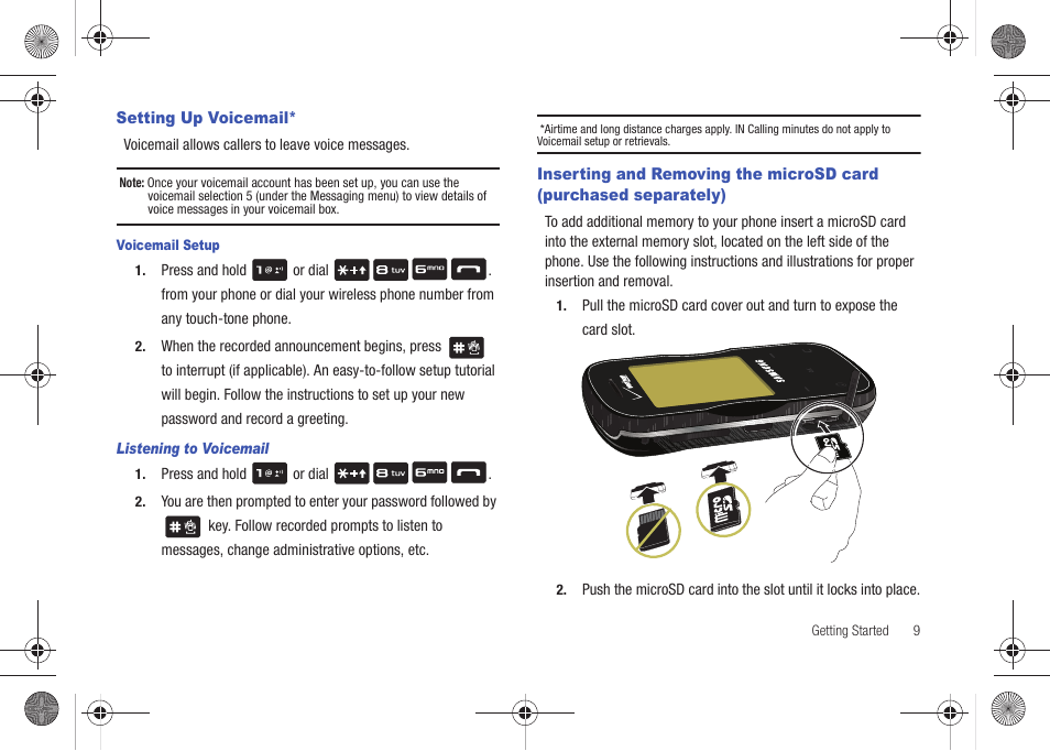 Setting up voicemail | Samsung SCH-U490NKAVZW User Manual | Page 13 / 158