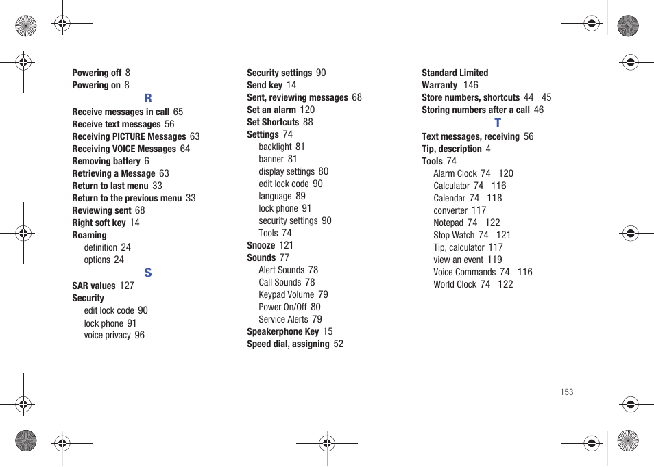 Samsung SCH-U490NKAVZW User Manual | Page 157 / 158