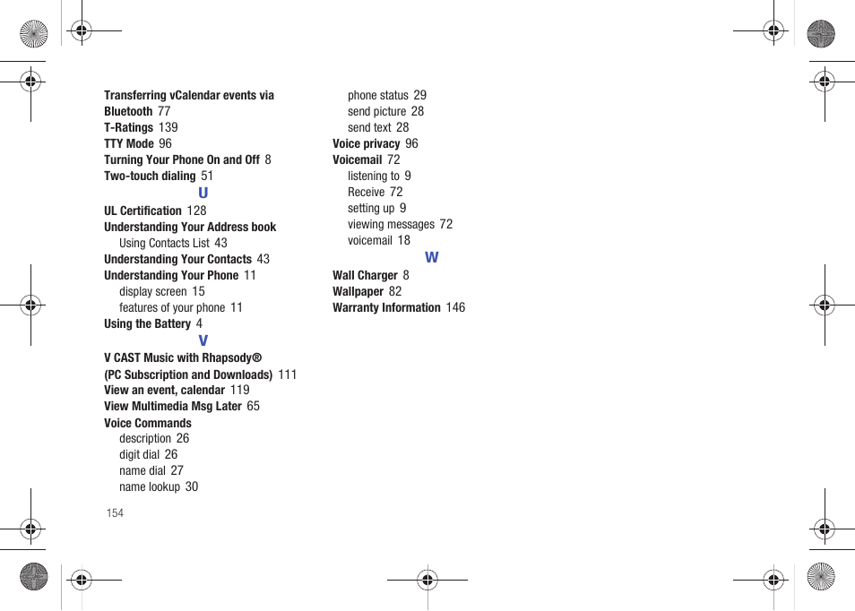 Samsung SCH-U490NKAVZW User Manual | Page 158 / 158