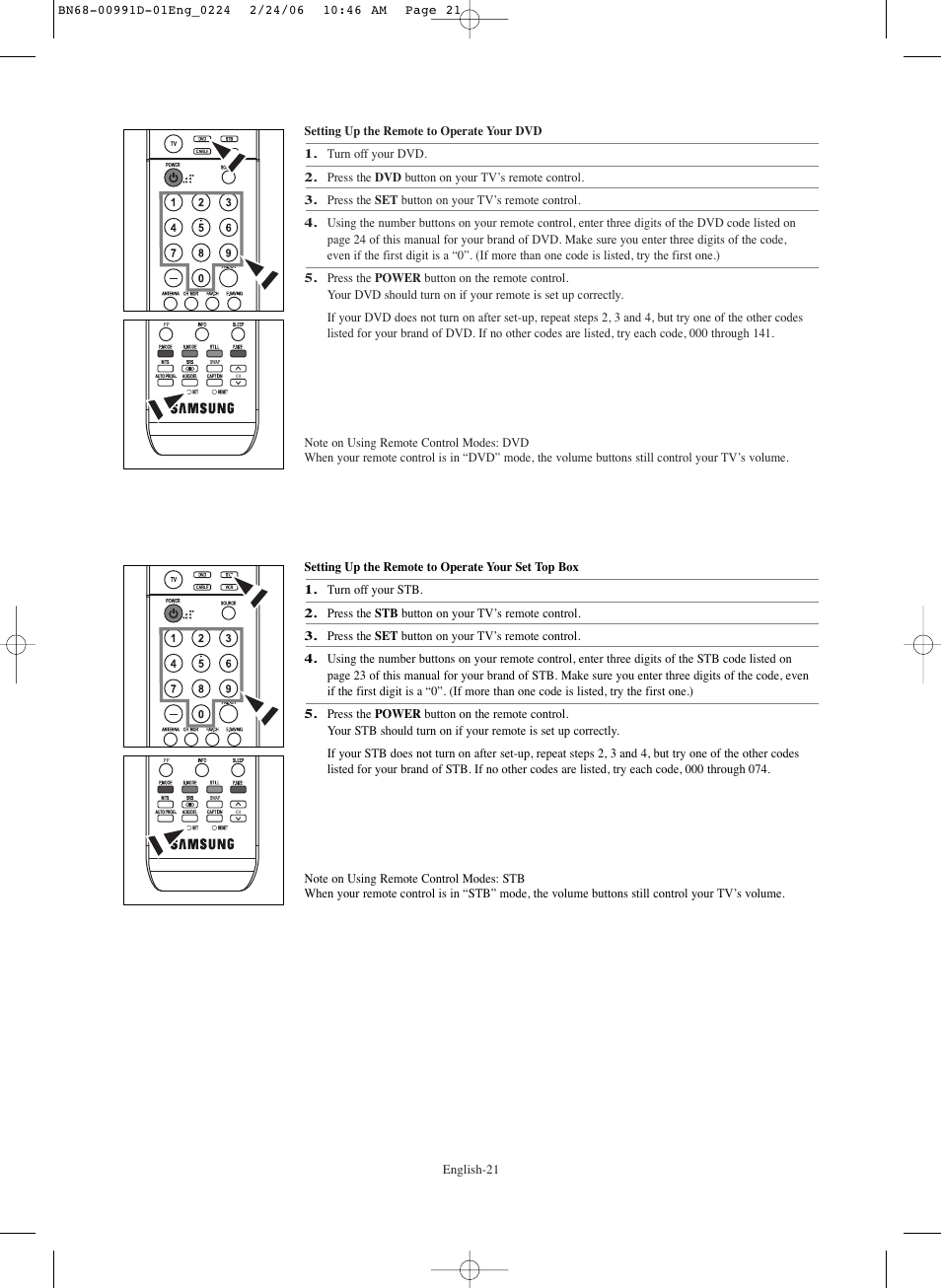 Samsung SPS4243X-XAA User Manual | Page 21 / 64