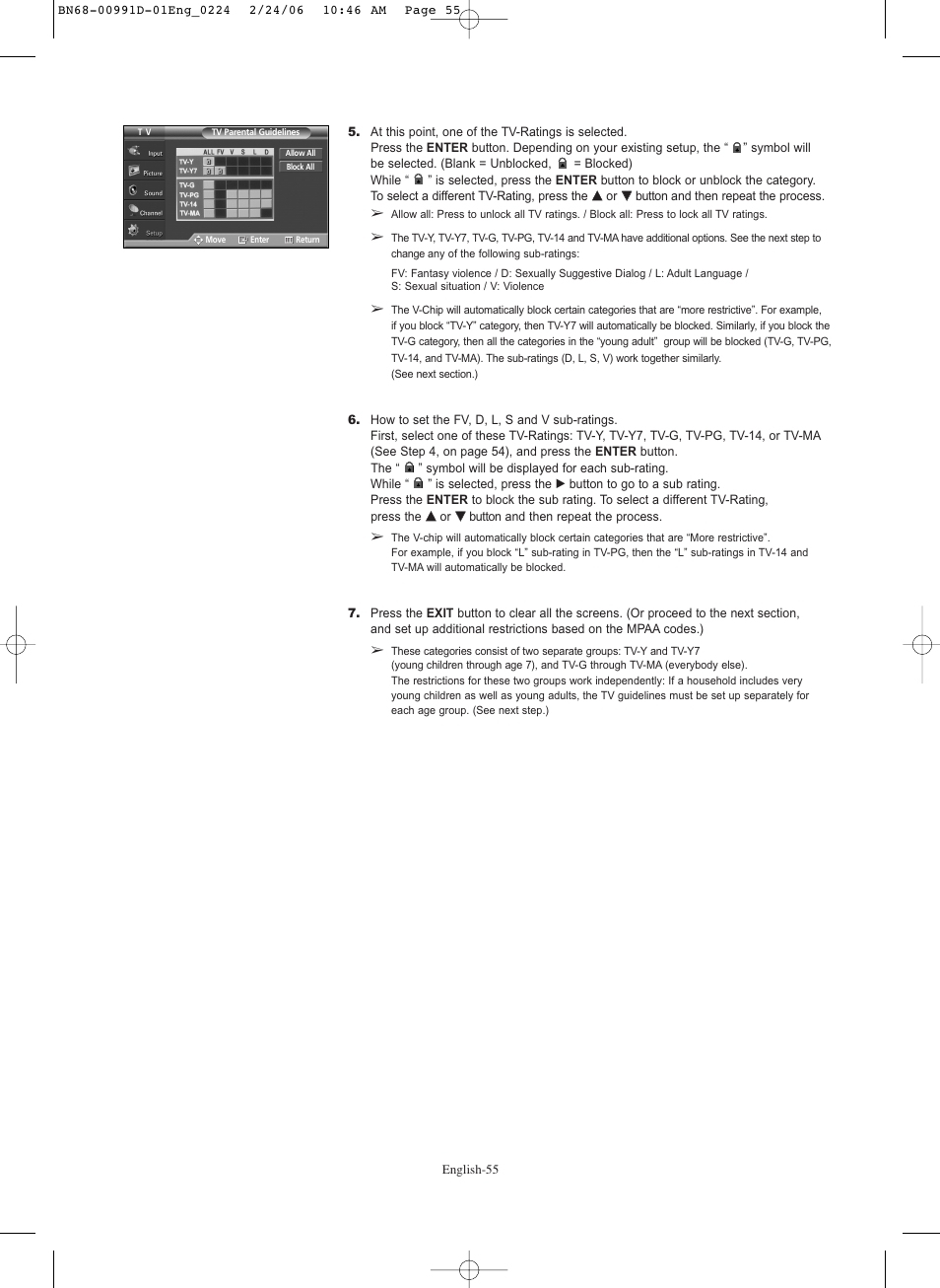 Samsung SPS4243X-XAA User Manual | Page 55 / 64