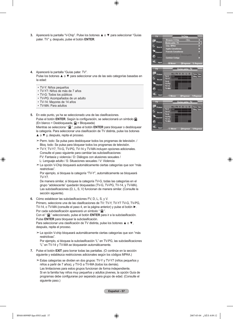 Samsung LNT325HAX-XAA User Manual | Page 128 / 140