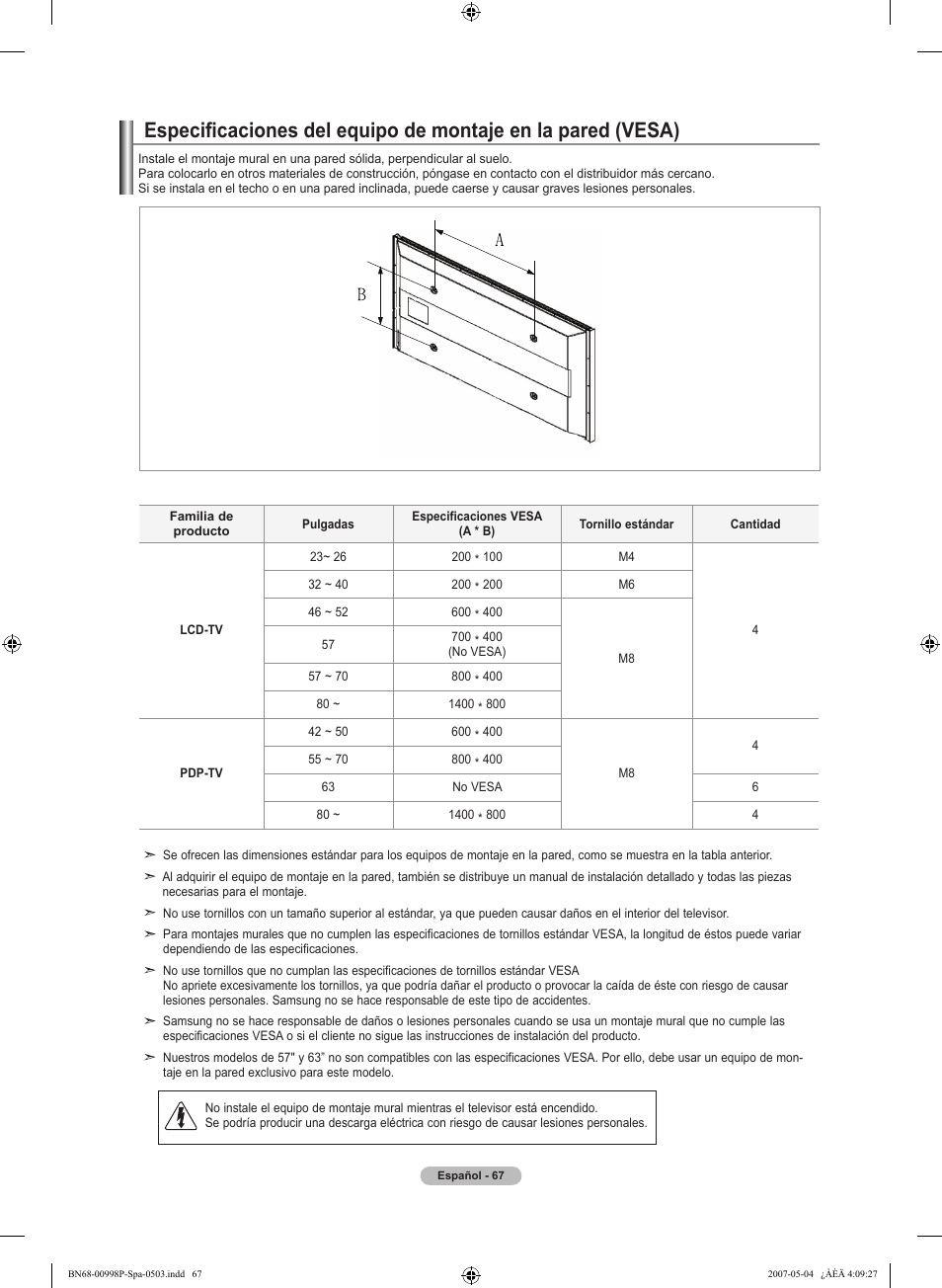 Samsung LNT325HAX-XAA User Manual | Page 138 / 140