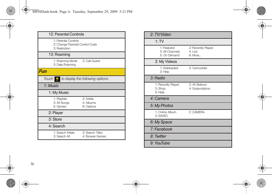 Samsung SPH-M850BSASPR User Manual | Page 10 / 241