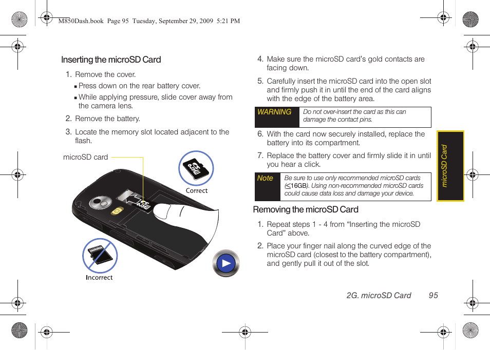 Samsung SPH-M850BSASPR User Manual | Page 107 / 241