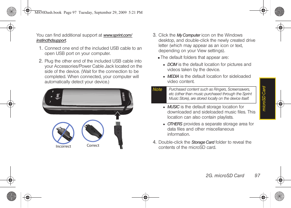 Samsung SPH-M850BSASPR User Manual | Page 109 / 241