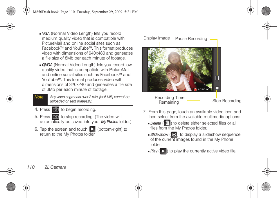 Samsung SPH-M850BSASPR User Manual | Page 122 / 241