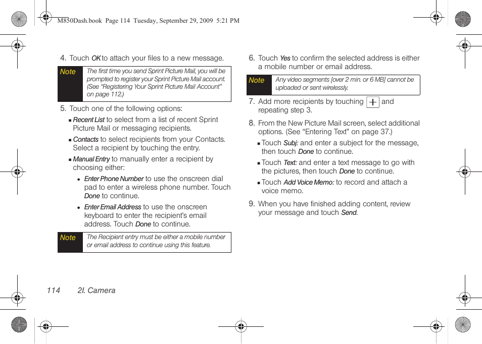 Samsung SPH-M850BSASPR User Manual | Page 126 / 241