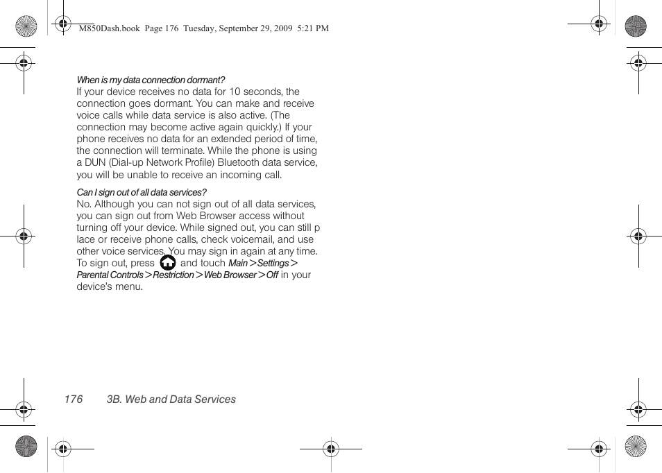 Samsung SPH-M850BSASPR User Manual | Page 188 / 241