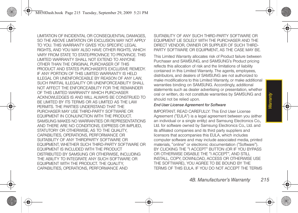 Samsung SPH-M850BSASPR User Manual | Page 227 / 241