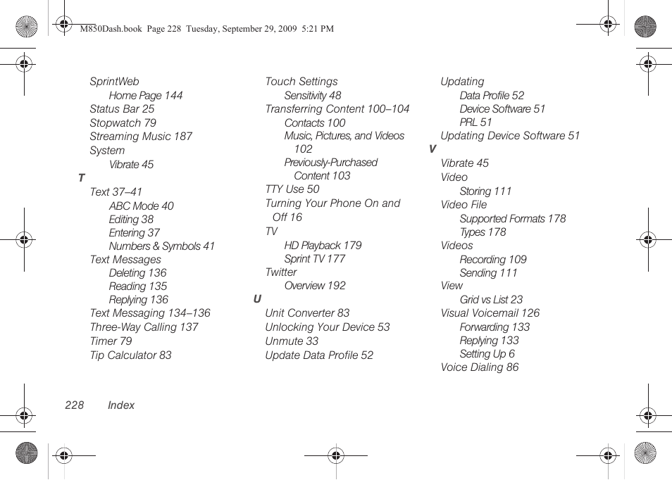 Samsung SPH-M850BSASPR User Manual | Page 240 / 241