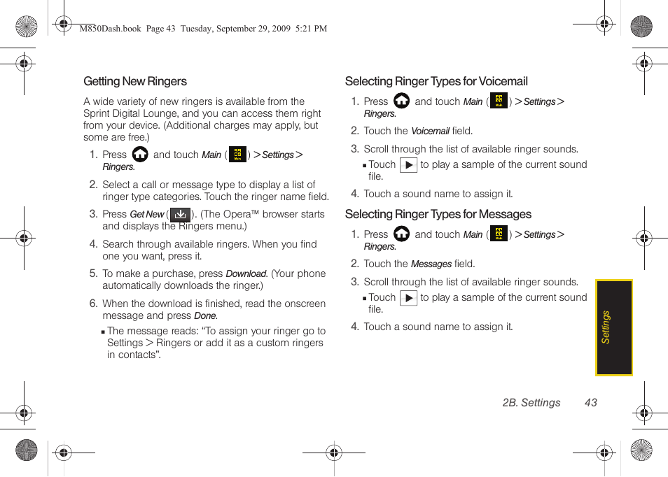 Samsung SPH-M850BSASPR User Manual | Page 55 / 241