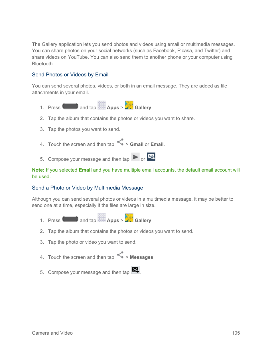 Share photos and videos | Samsung SM-N900PZKESPR User Manual | Page 118 / 224