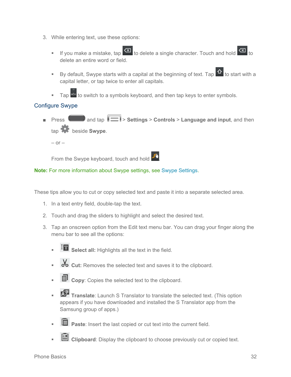 Tips for editing text | Samsung SM-N900PZKESPR User Manual | Page 45 / 224