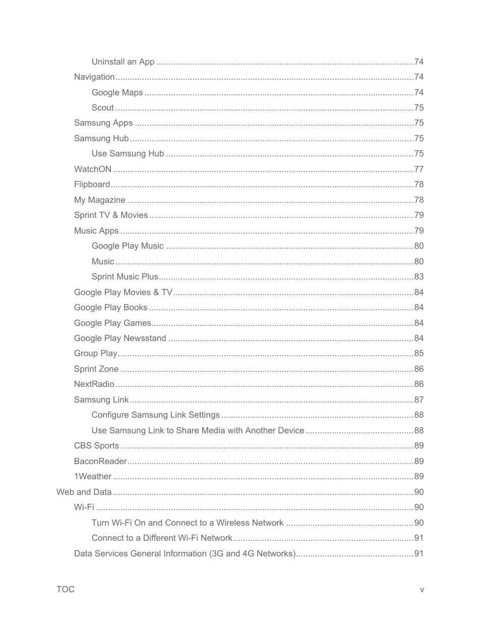 Samsung SM-N900PZKESPR User Manual | Page 6 / 224