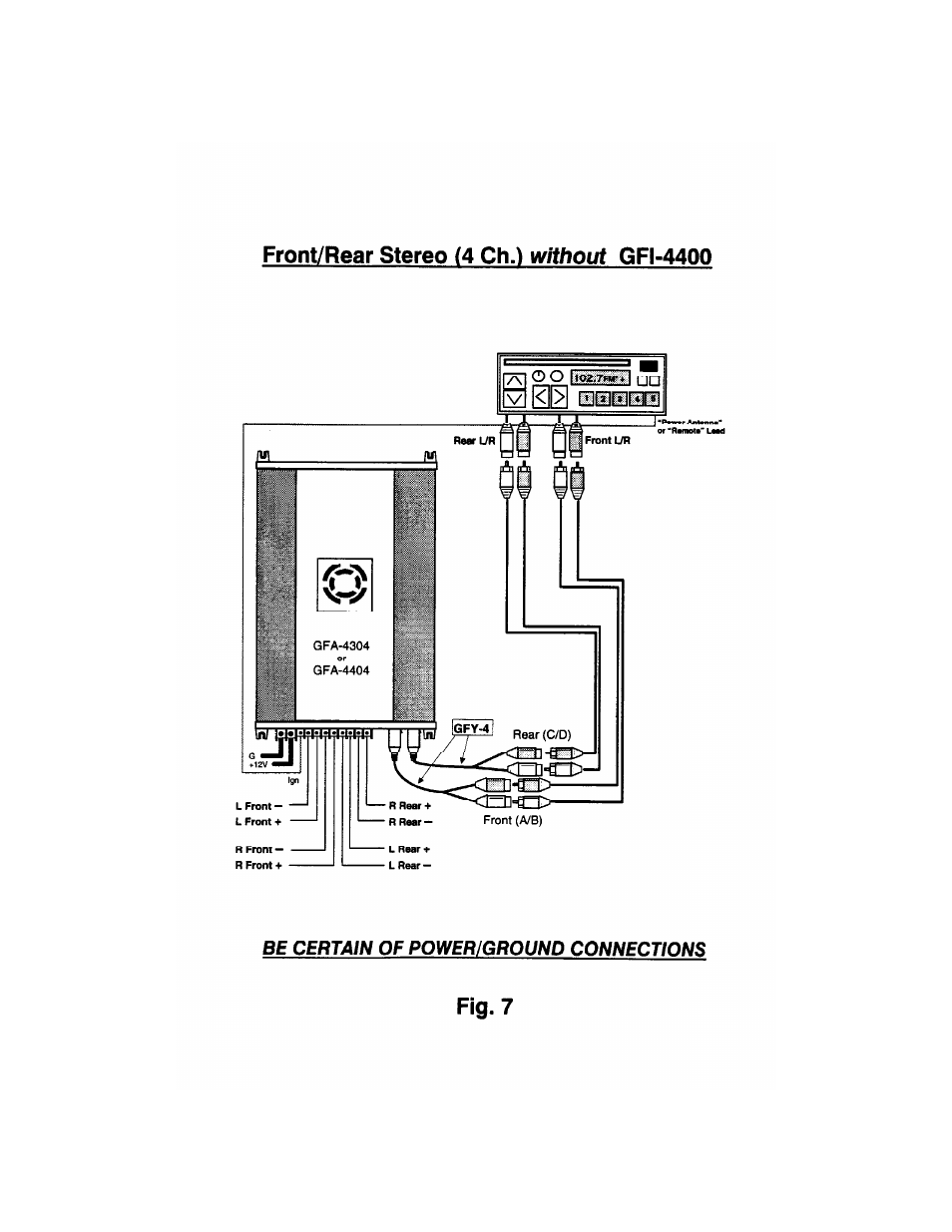 Adcom GFA-4304 User Manual | Page 15 / 24
