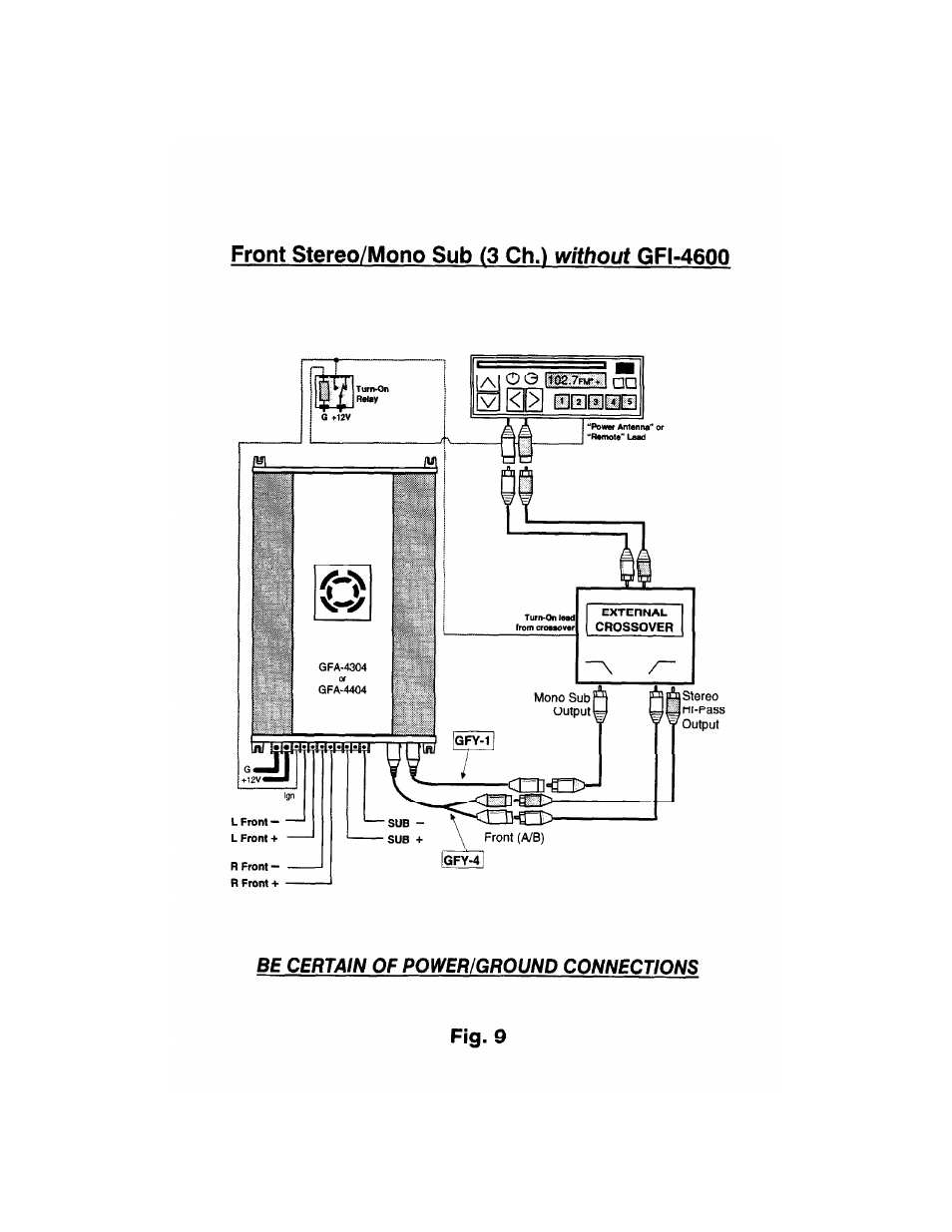 Adcom GFA-4304 User Manual | Page 17 / 24