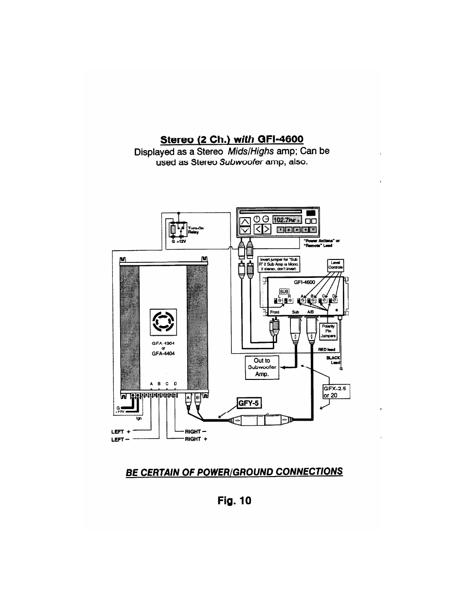 Adcom GFA-4304 User Manual | Page 18 / 24