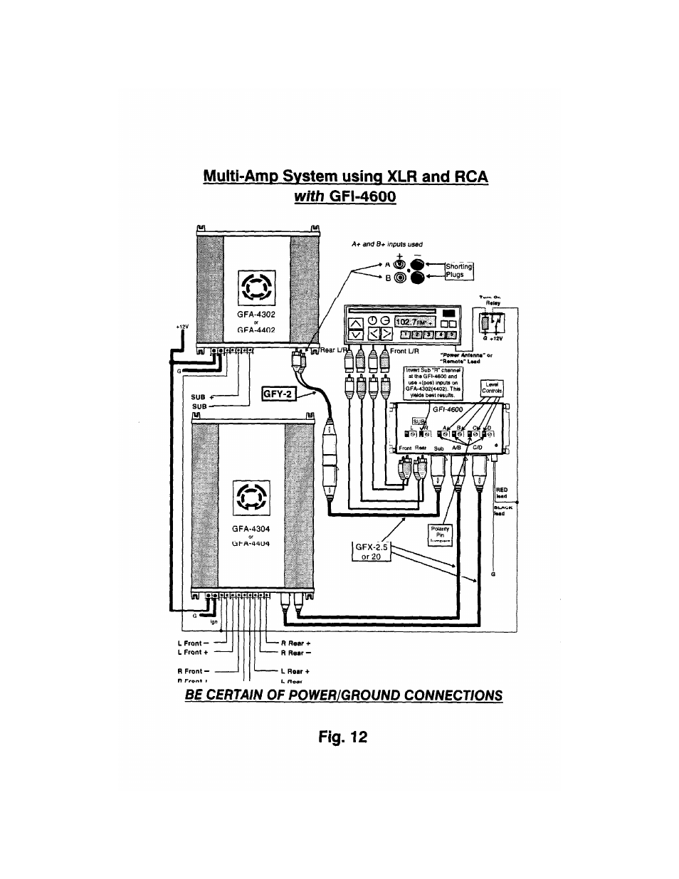 Adcom GFA-4304 User Manual | Page 20 / 24