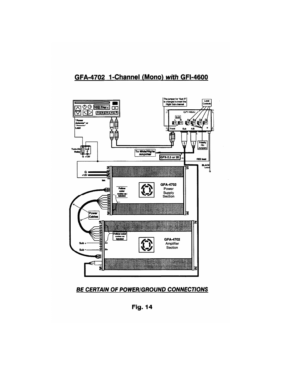 Adcom GFA-4304 User Manual | Page 22 / 24