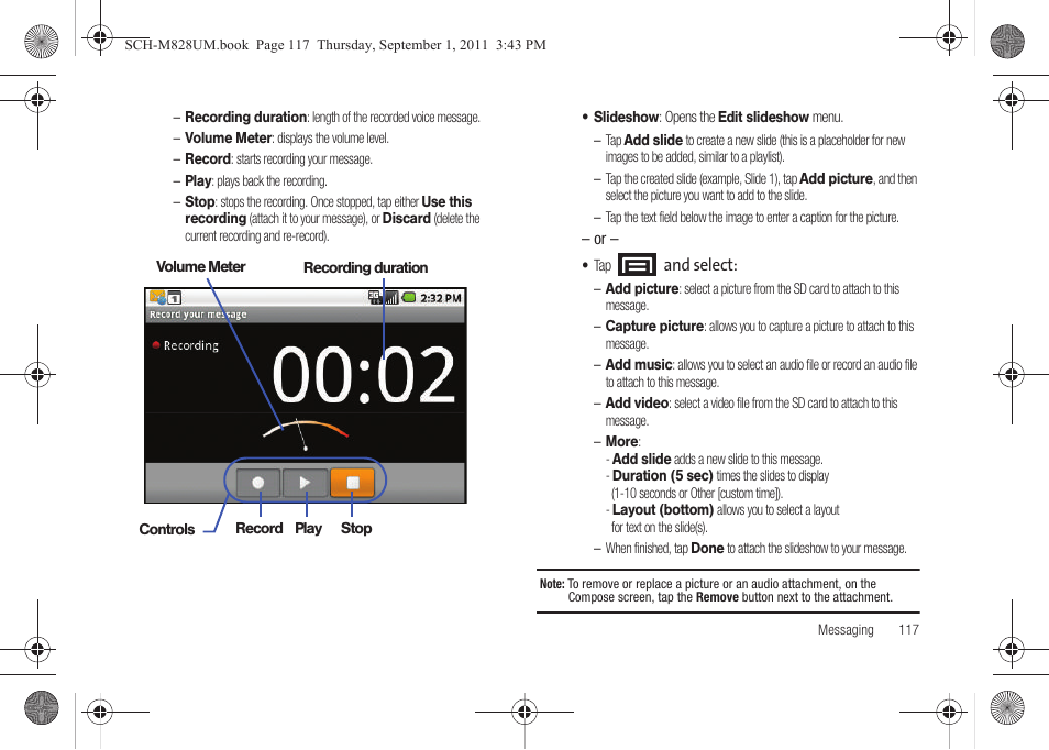 Samsung SCH-M828CAATFN User Manual | Page 121 / 149