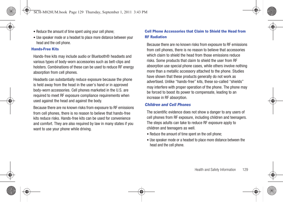 Samsung SCH-M828CAATFN User Manual | Page 133 / 149