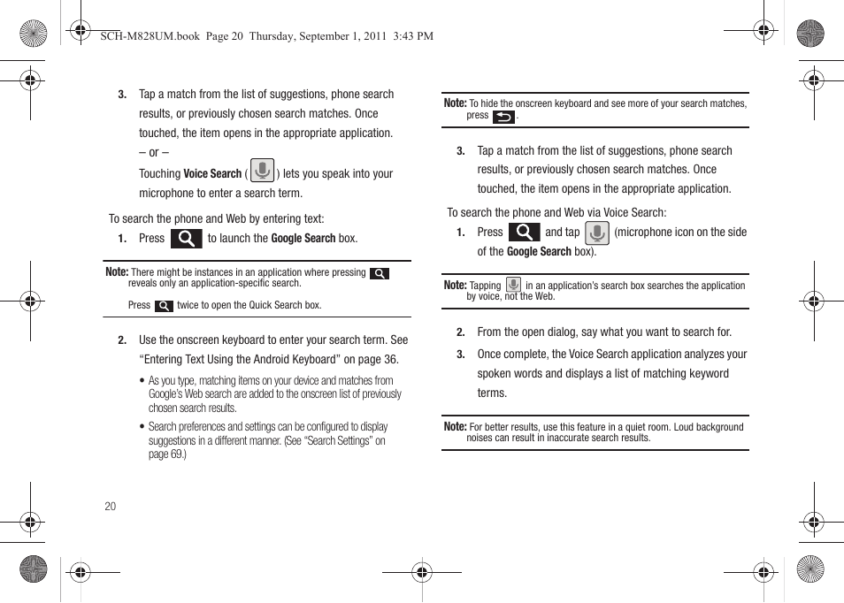 Samsung SCH-M828CAATFN User Manual | Page 24 / 149