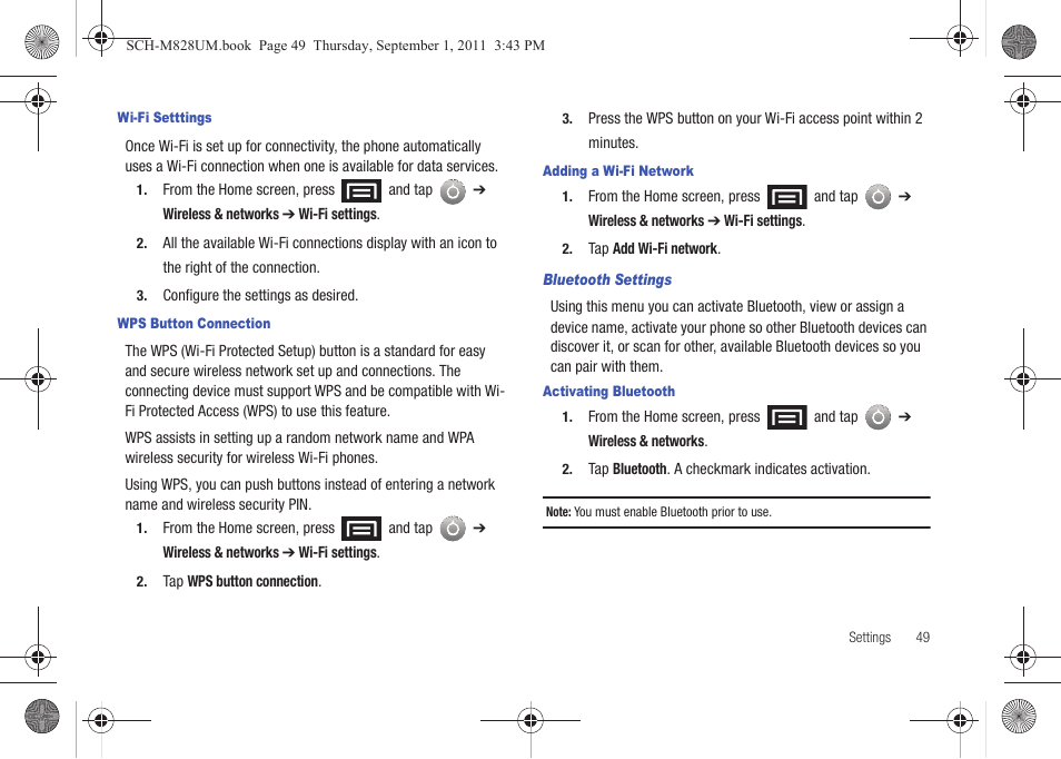 Samsung SCH-M828CAATFN User Manual | Page 53 / 149