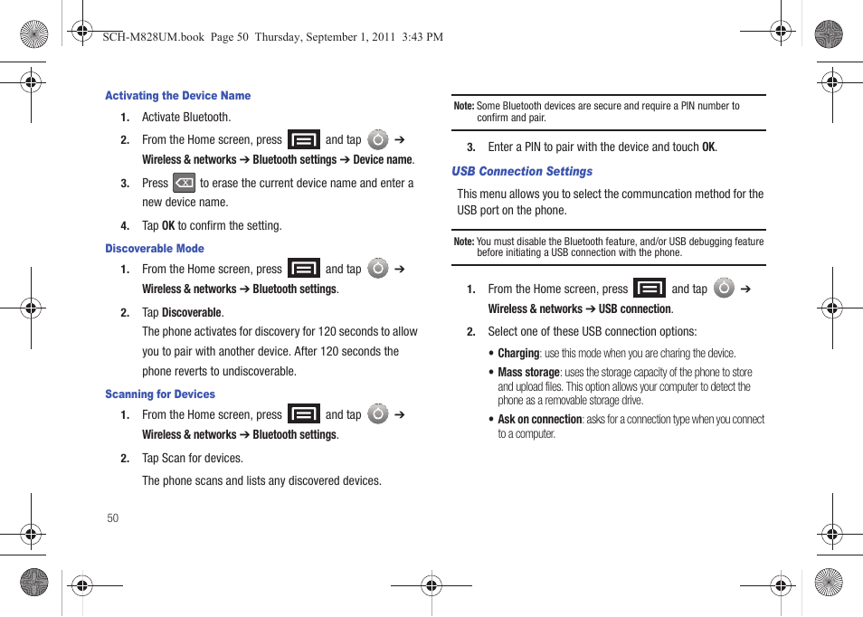 Samsung SCH-M828CAATFN User Manual | Page 54 / 149