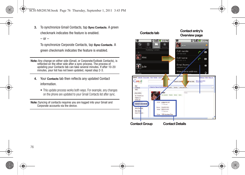 Samsung SCH-M828CAATFN User Manual | Page 80 / 149