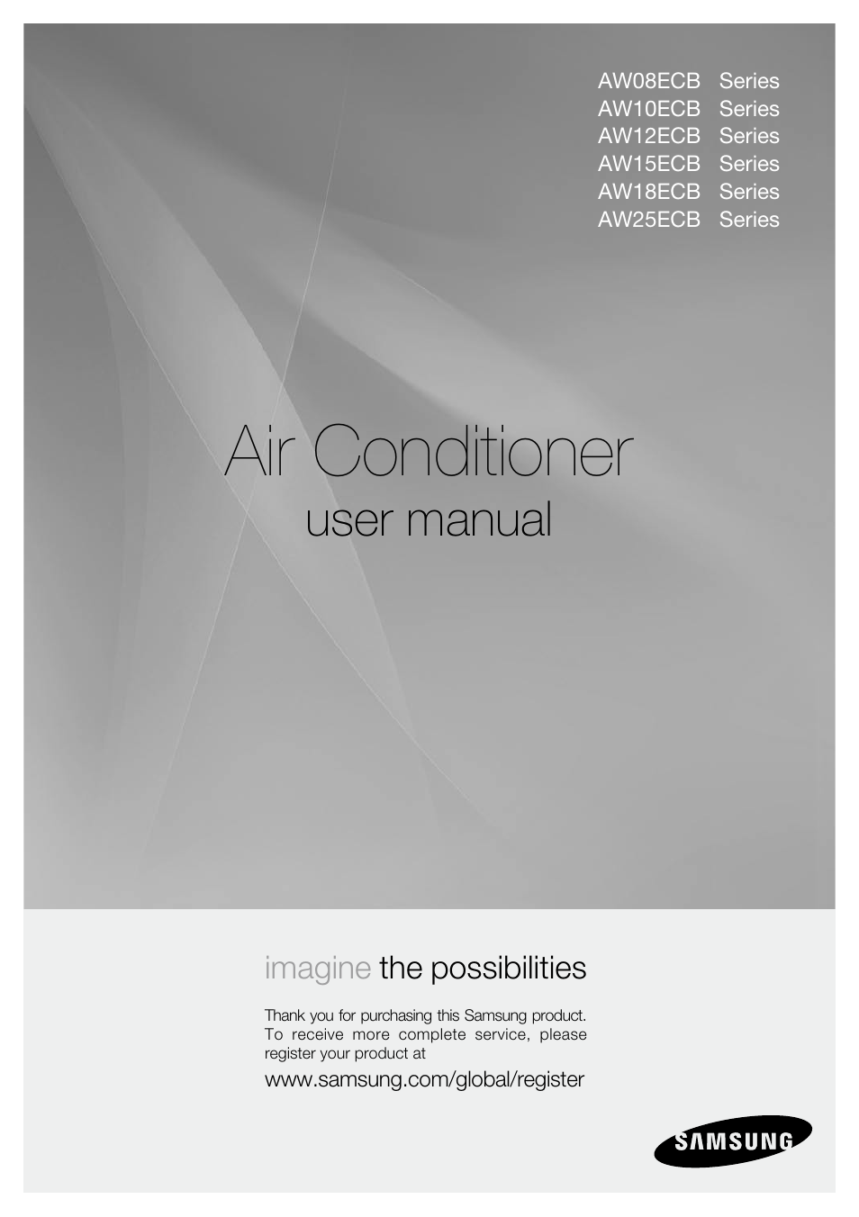 Samsung AW15ECB8XAA User Manual | 22 pages