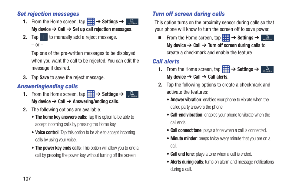Samsung SGH-I527ZKBATT User Manual | Page 114 / 237