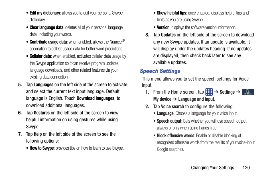 Samsung SGH-I527ZKBATT User Manual | Page 127 / 237