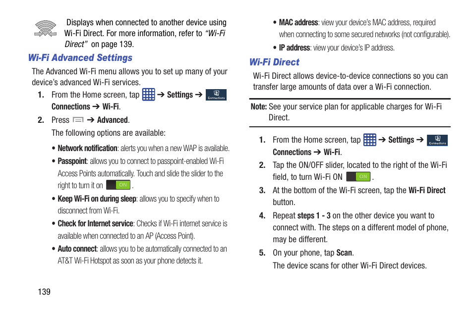 Samsung SGH-I527ZKBATT User Manual | Page 146 / 237