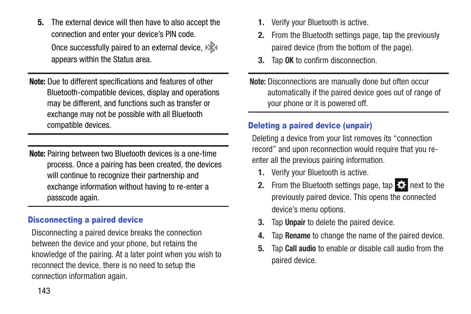 Samsung SGH-I527ZKBATT User Manual | Page 150 / 237