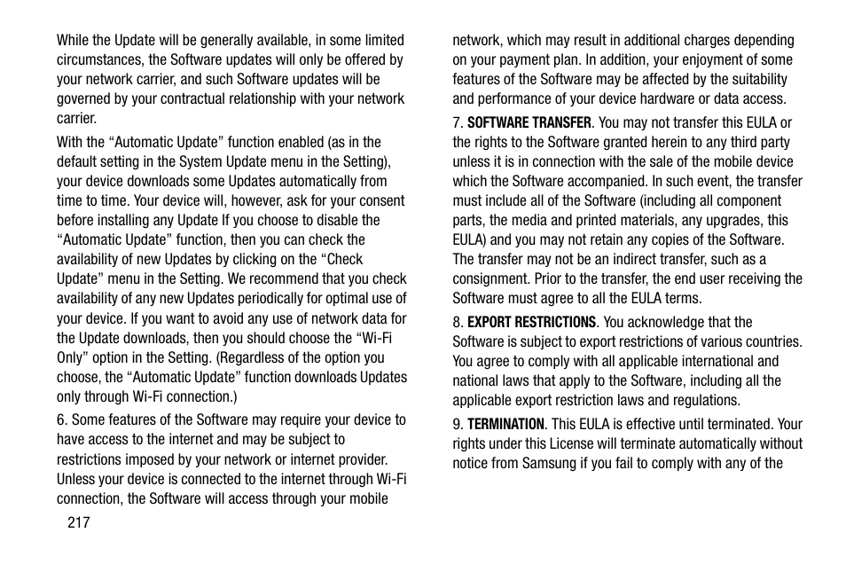 Samsung SGH-I527ZKBATT User Manual | Page 224 / 237