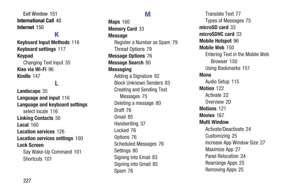 Samsung SGH-I527ZKBATT User Manual | Page 234 / 237