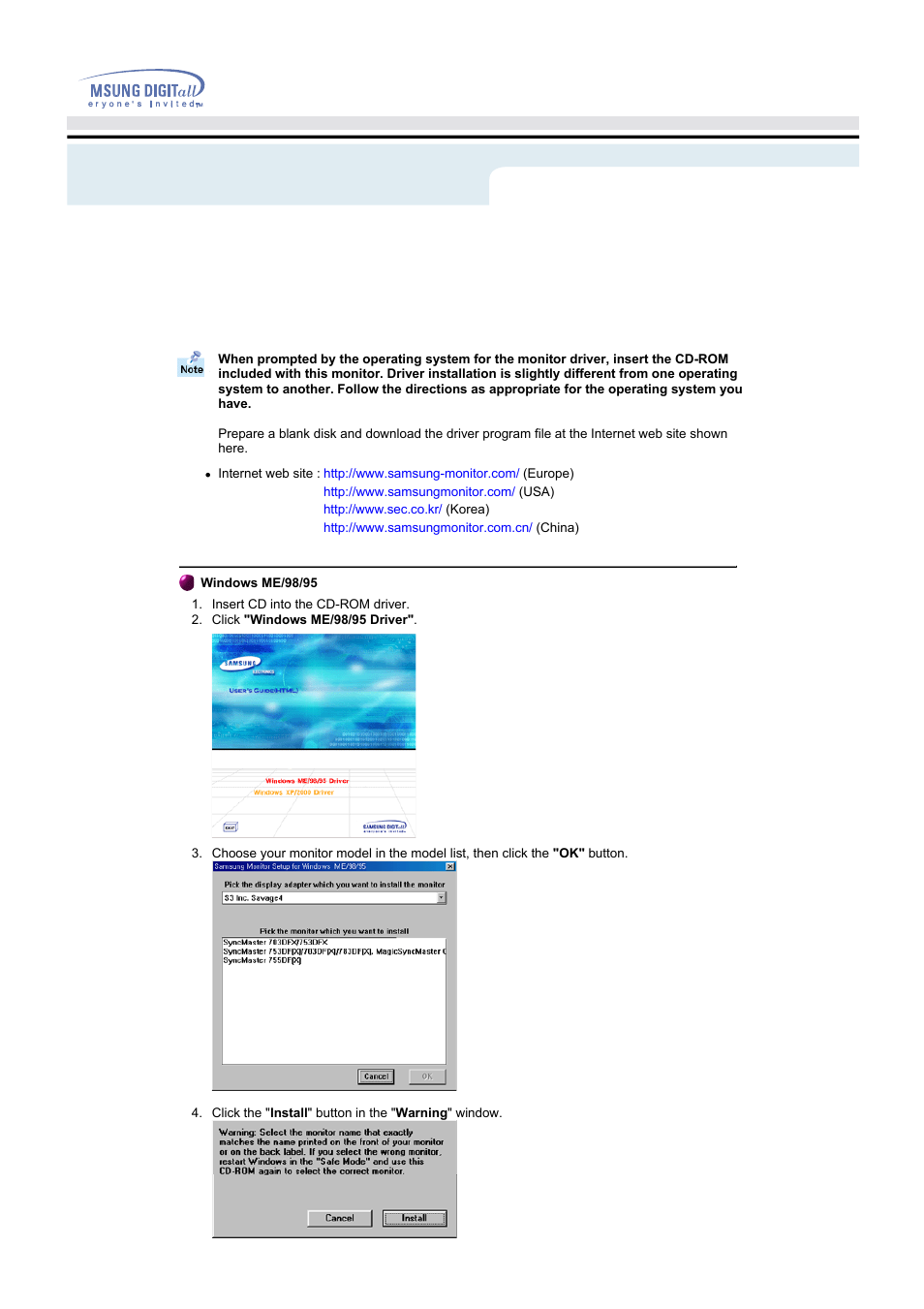 Setup | Samsung AQ17ISBUC-EDC User Manual | Page 16 / 74