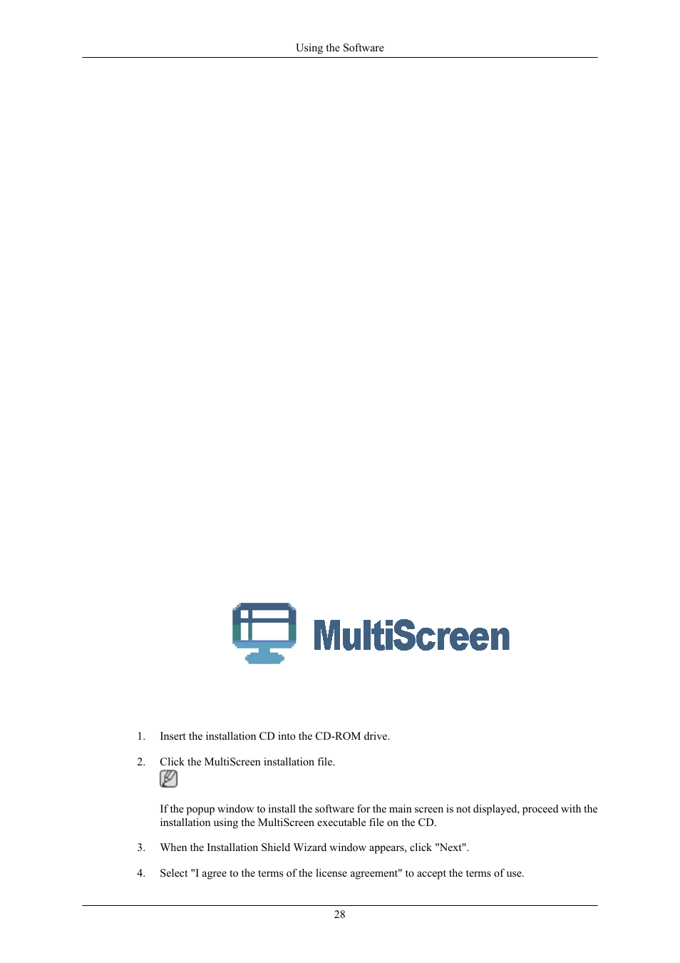 Multiscreen | Samsung LS22CMKKFV-ZA User Manual | Page 29 / 64