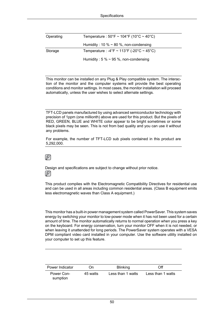 Powersaver | Samsung LS22CMKKFV-ZA User Manual | Page 51 / 64