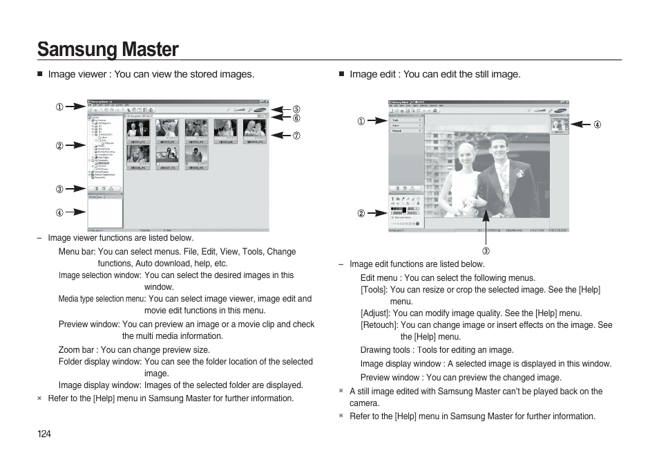 Samsung master | Samsung EC-I85ZZBBA-AU User Manual | Page 124 / 130