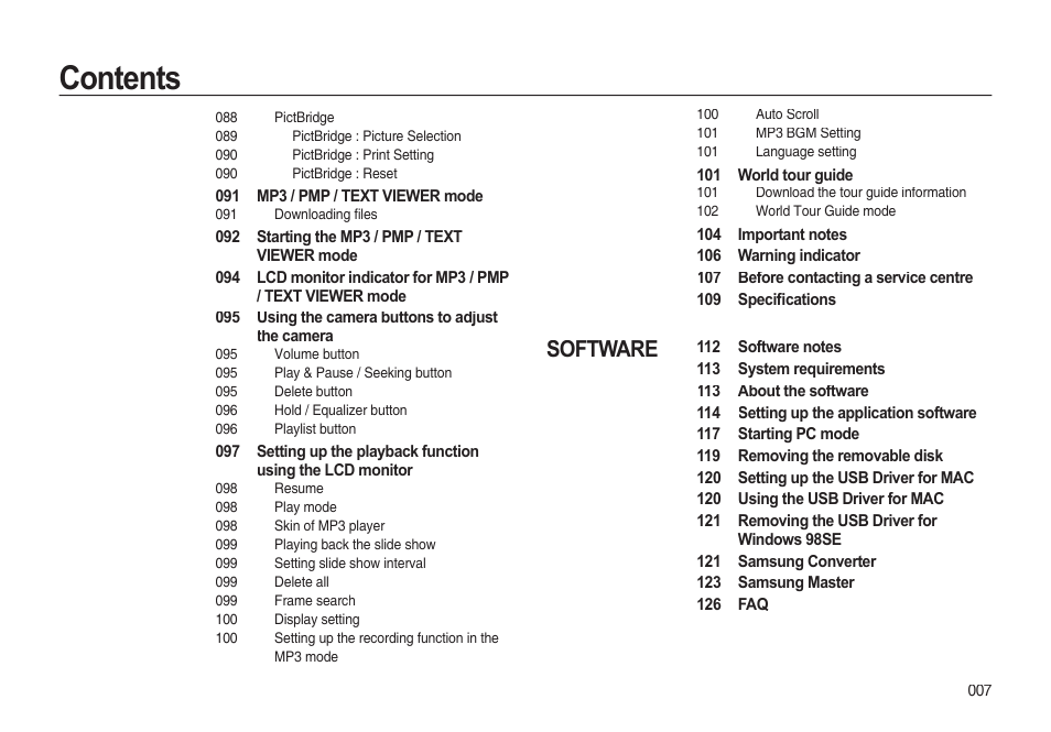 Samsung EC-I85ZZBBA-AU User Manual | Page 7 / 130